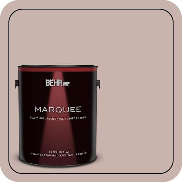 BEHR MARQUEE 1 gal. #PPF-10 Balcony Rose Flat Exterior Paint & Primer (2)