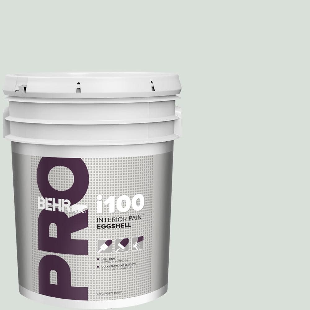 BEHR PRO 5 gal. #N420-1 Juniper Breeze Eggshell Interior Paint