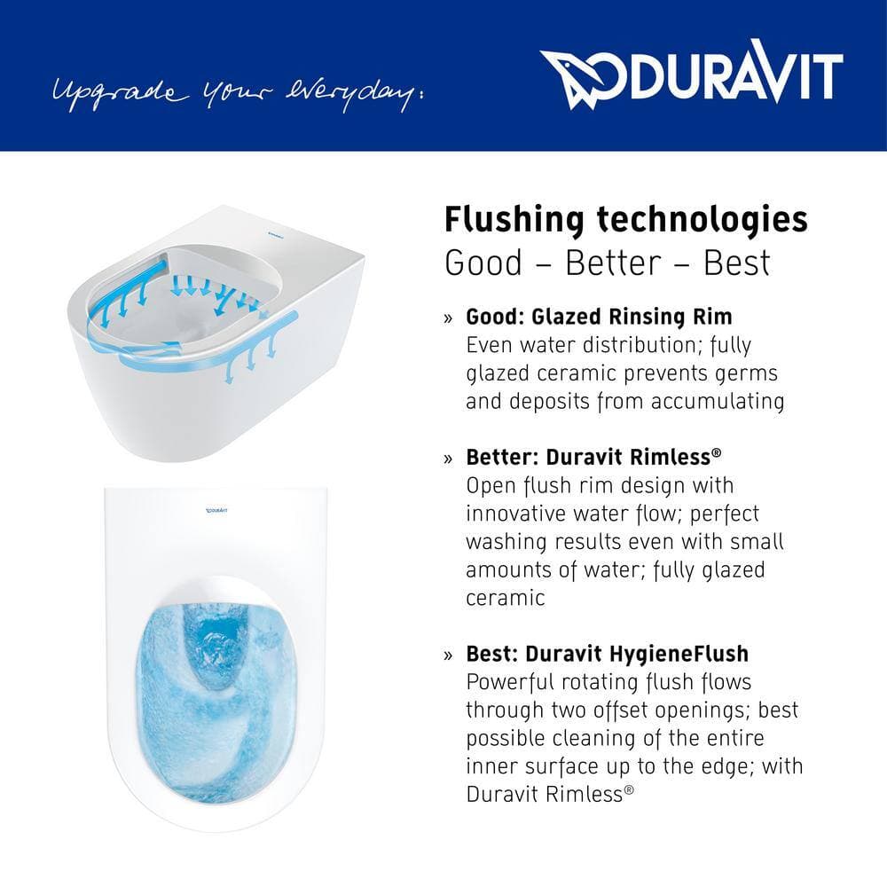 Duravit Starck 2 Elongated Toilet Bowl Only in White (3)