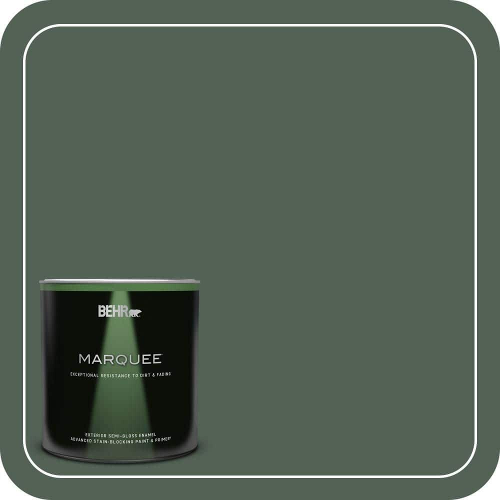 BEHR MARQUEE 1 qt. #MQ6-14 Northern Glen Semi-Gloss Enamel Exterior Paint & Primer