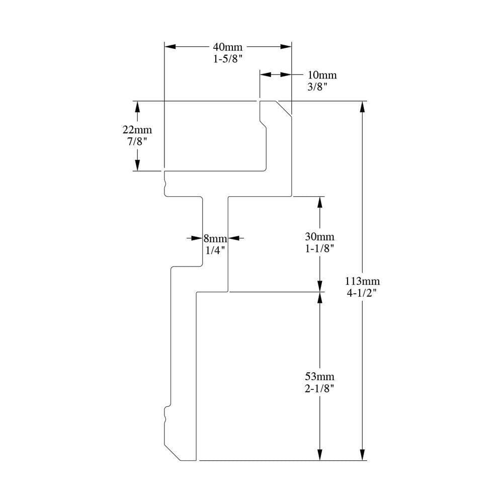 ORAC DECOR 1-5/8 in. x 4-1/2 in. x 78-3/4 in. Primed White Plain Polystyrene Crown Moulding (2)
