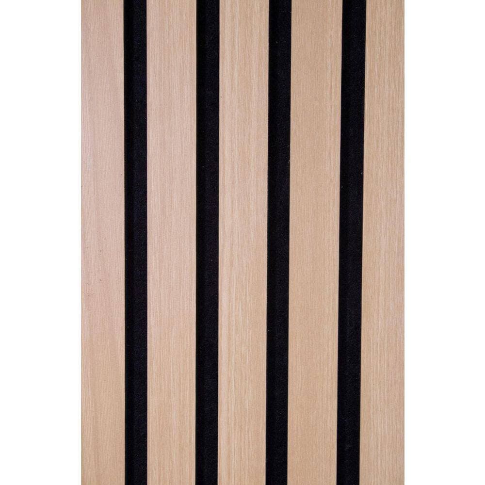 Ejoy 11.75 in. x 94.56 in. x 0.375 in. Acoustic Vinyl Wall Siding in American Oak Color (Set of 6-Piece) (2)