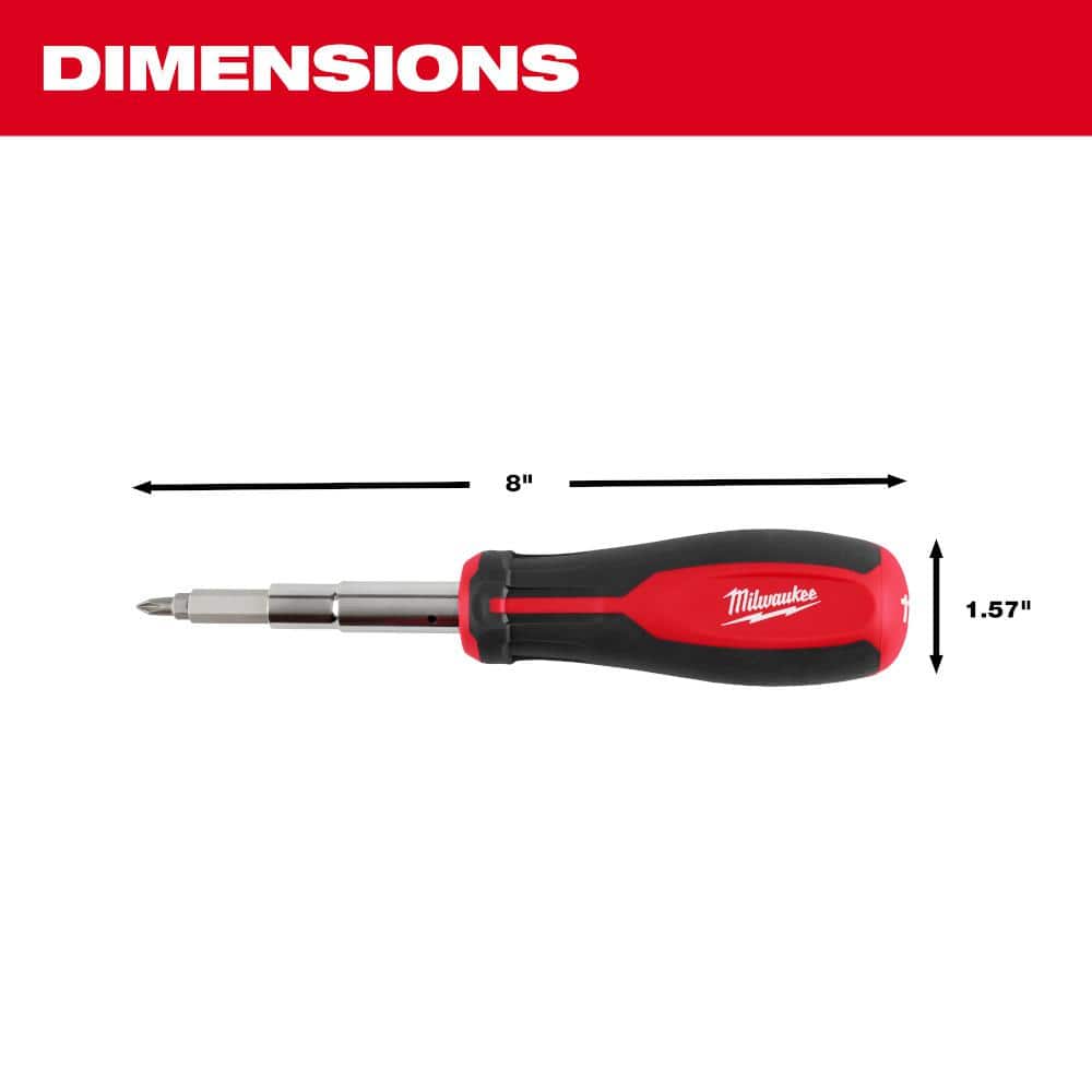 Milwaukee 11-in-1 Magnetic Multi-Bit Screwdriver (4)