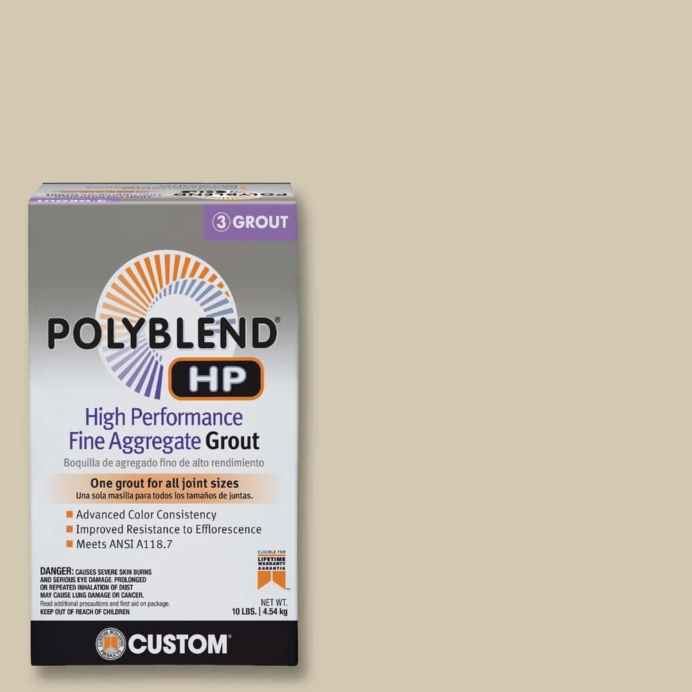 Custom Building Products Polyblend HP #382 Bone 10 lbs. High Performance Fine Aggregate Grout (2)