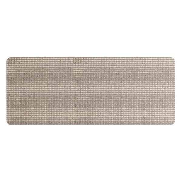 TrafficMaster Pindot Fog Geometric Beige 2 ft. x 5 ft. Non-Slip Indoor Area Rug