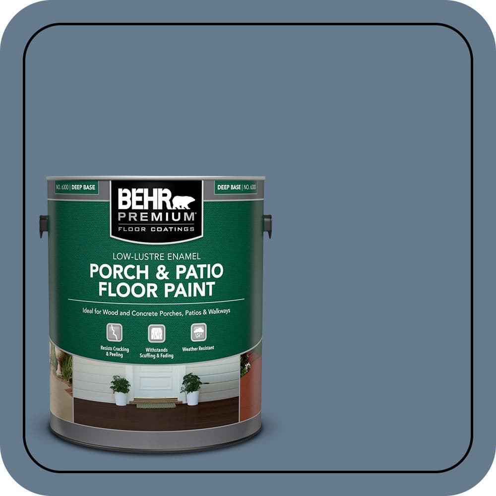 BEHR PREMIUM #S510-5 Low-Lustre Enamel Interior/Exterior Porch and Patio Floor Paint (1)