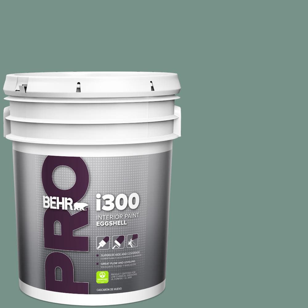 BEHR PRO 5 gal. #S430-5 Longmeadow Eggshell Interior Paint