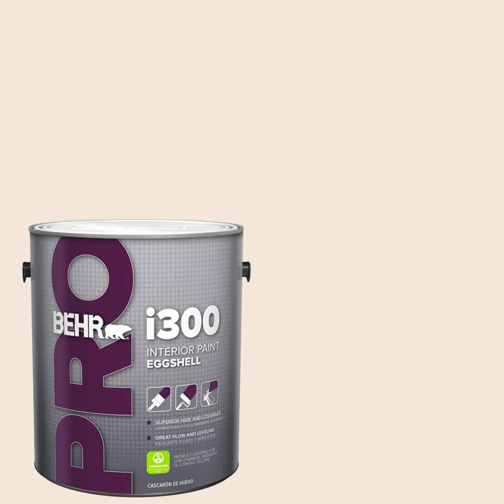 BEHR PRO 1 gal. #PPU3-04 Ballet White Eggshell Interior Paint