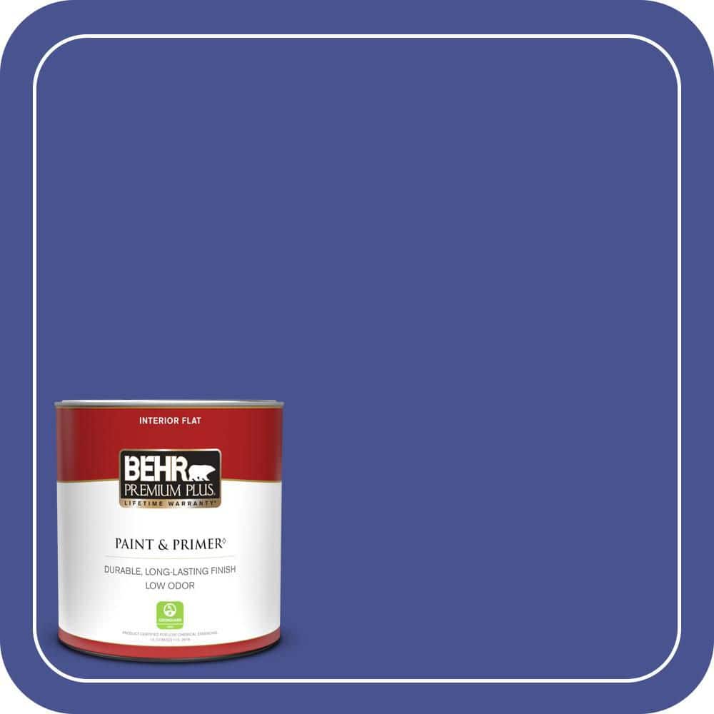 BEHR PREMIUM PLUS #P540-7 Canyon Iris Interior/Exterior Paint & Primer Color Sample (1)