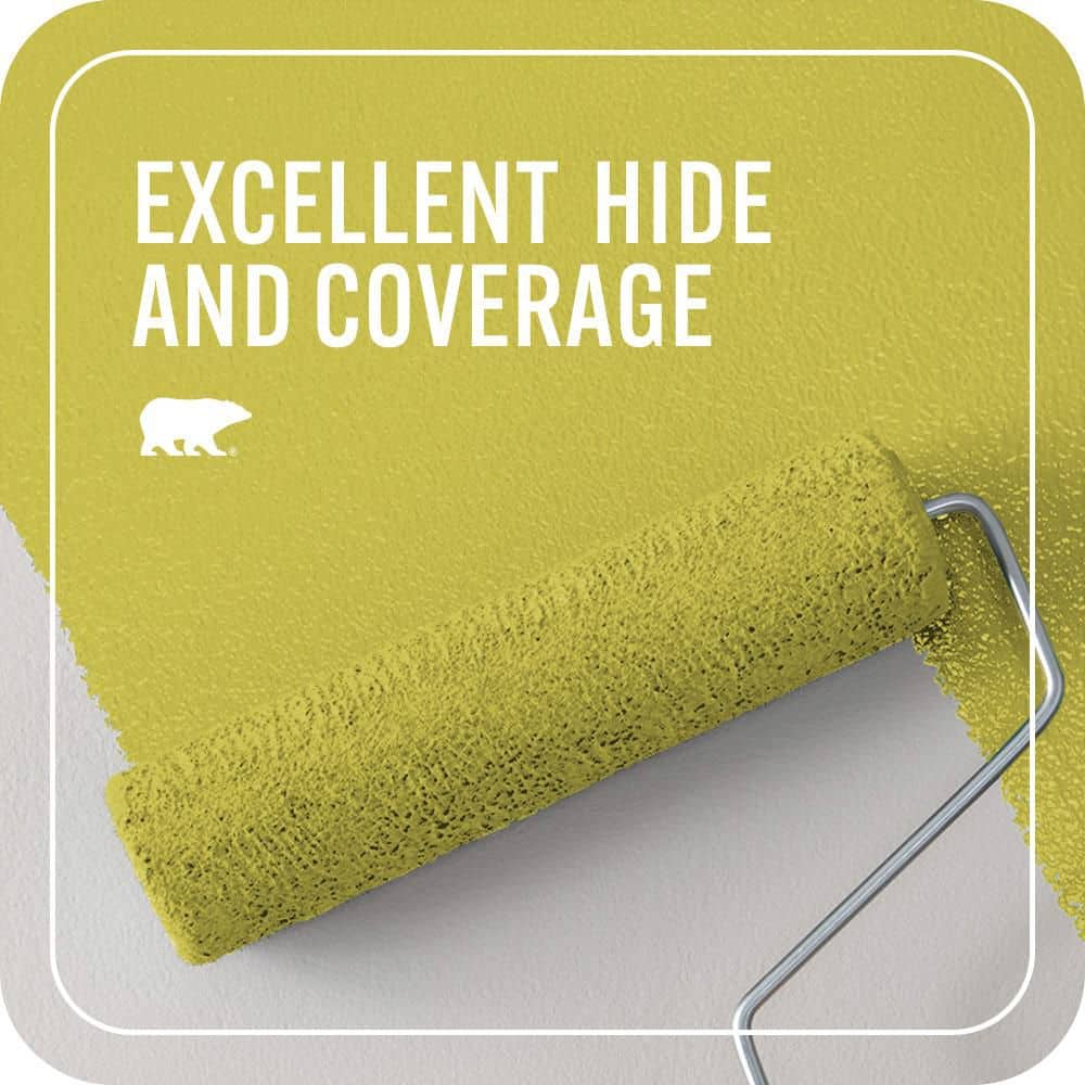 BEHR PREMIUM PLUS #P340-5A Cilantro Lime Enamel Interior/Exterior Paint and Primer Color Sample (3)