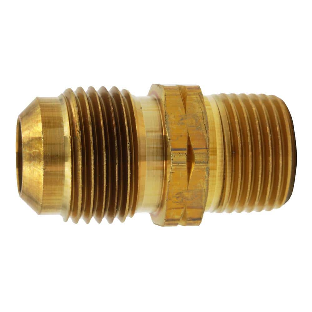 Everbilt 1/2 in. Flare x 3/8 in. MIP Brass Adapter Fitting (3)