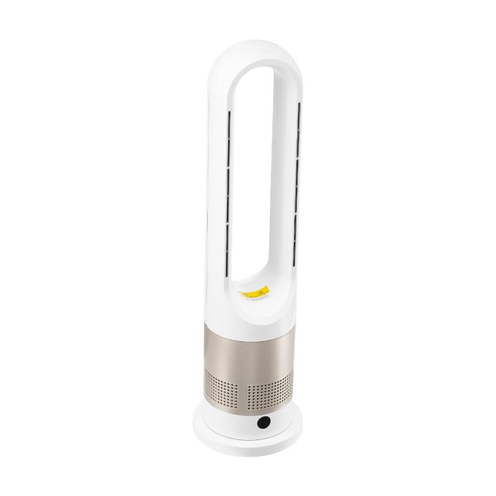 Volenca Bladeless Tower Fan, Hot & Cool Air, 16 ft/s, 80° Oscillating, 8 Speeds, 9H Timer, Remote Control (3)