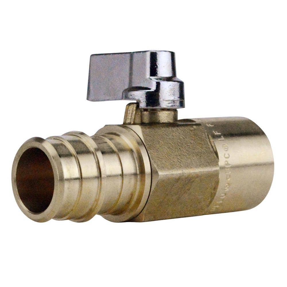 Apollo 3/4 in. Brass PEX-A Barb x 3/4 in. Solder Ball Valve (2)