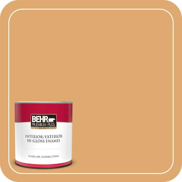 BEHR PREMIUM PLUS Home Decorators Collection #HDC-FL13-2 Corn Maze Enamel Low Odor & Primer (3)