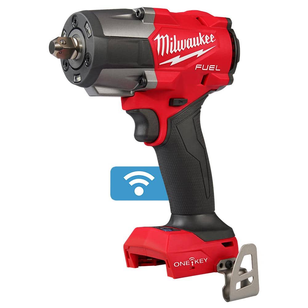 Milwaukee M18 FUEL 18-Volt Lithium-Ion Brushless Cordless Mid-Torque 1/2 in. Impact Wrench w/Pin Detent (2)