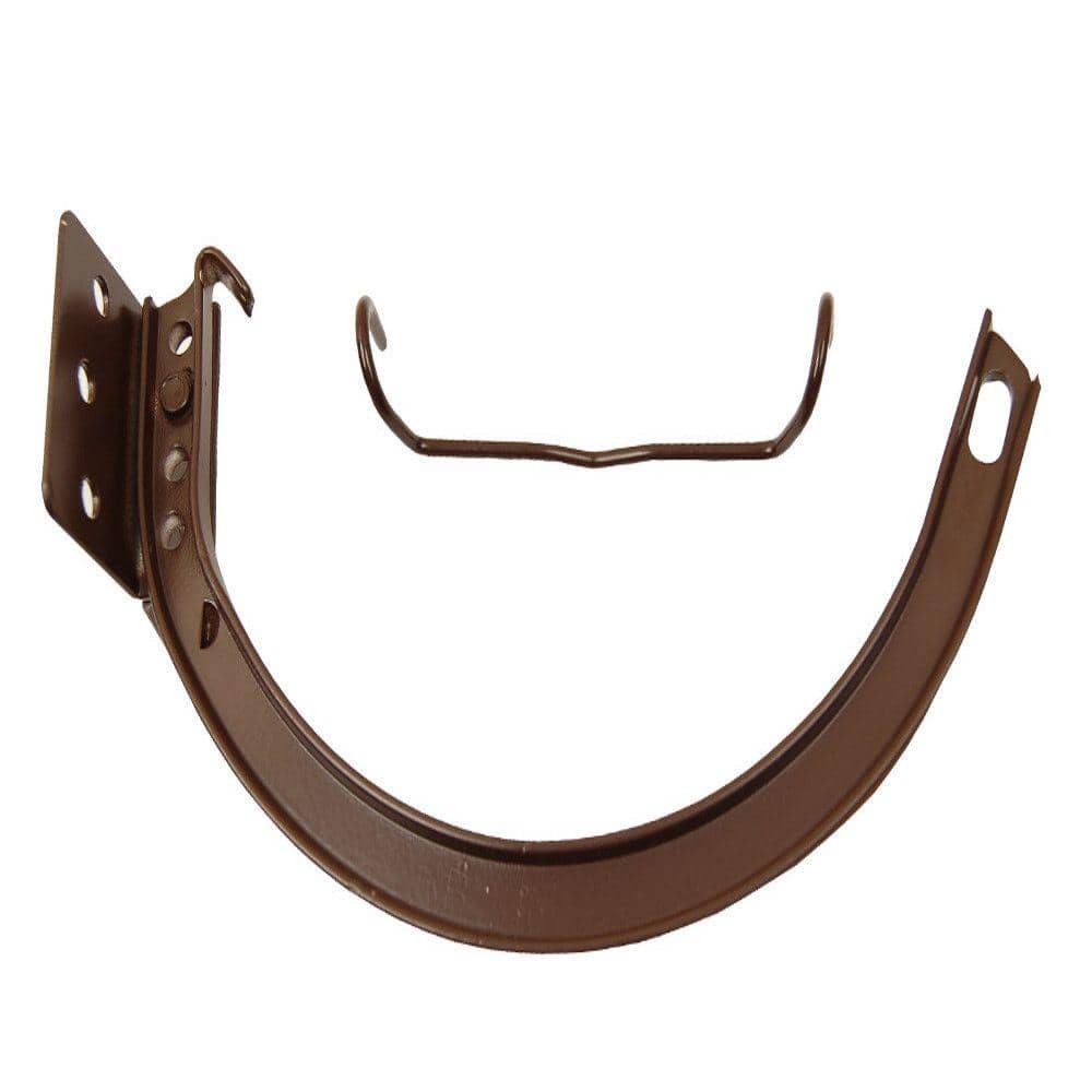 Amerimax Home Products 6 in. Royal Brown Aluminum #10 Combination Circle and Shank with Spring Clip