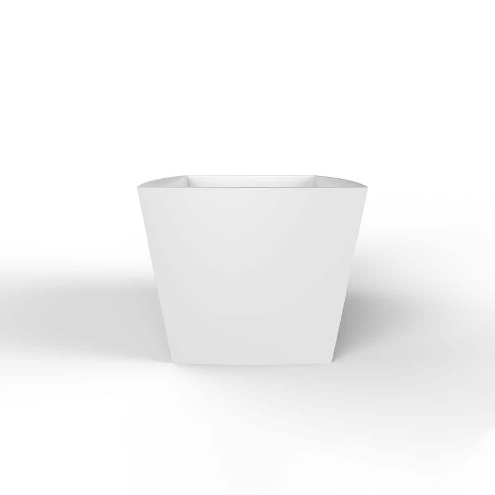 Barclay Products Sloane 59 in. Acrylic Flatbottom Non-Whirlpool Bathtub in White with Integral Drain in Polished Nickel (3)