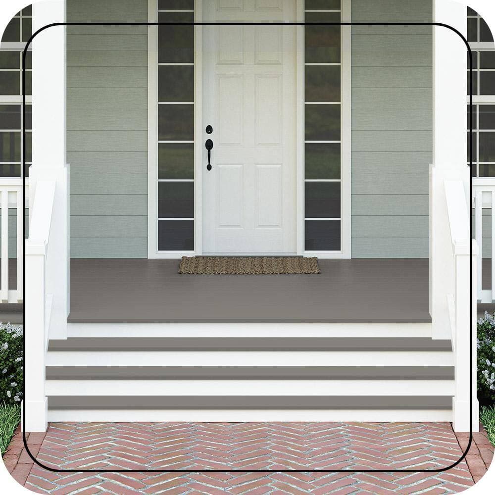 BEHR PREMIUM #PPU8-22 Textured Low-Lustre Enamel Interior/Exterior Porch and Patio Anti-Slip Floor Paint (2)