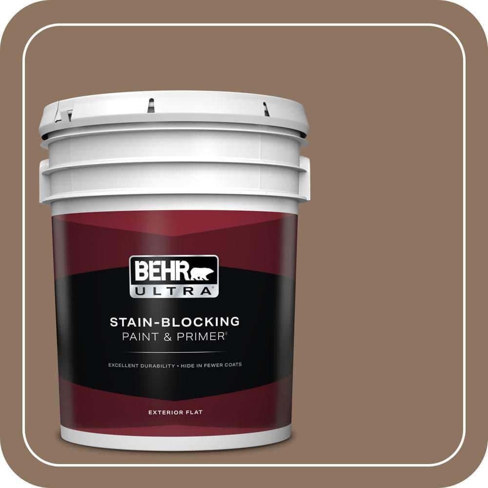 BEHR ULTRA 5 gal. #700D-6 Belgian Sweet Flat Exterior Paint & Primer