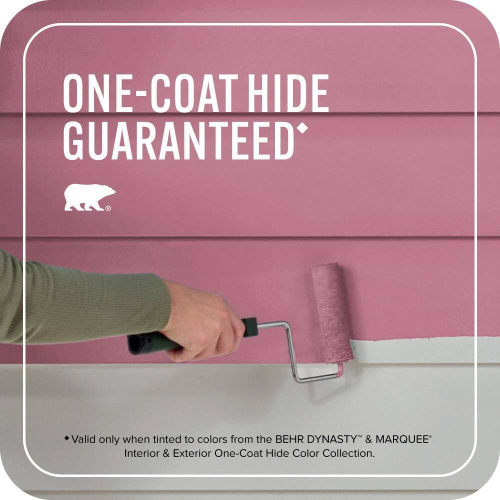 BEHR MARQUEE 5 gal. #MQ1-08 Smell the Roses Flat Exterior Paint & Primer (3)