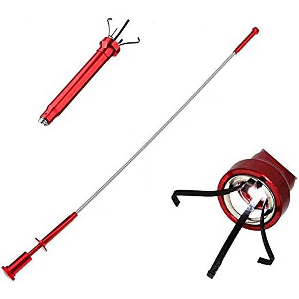 Misopily 24 in. Magnetic Claw Pick-Up Tool Flexible Grabber with LED Light for Sink Garden Auto Litter Pick-Up (1)