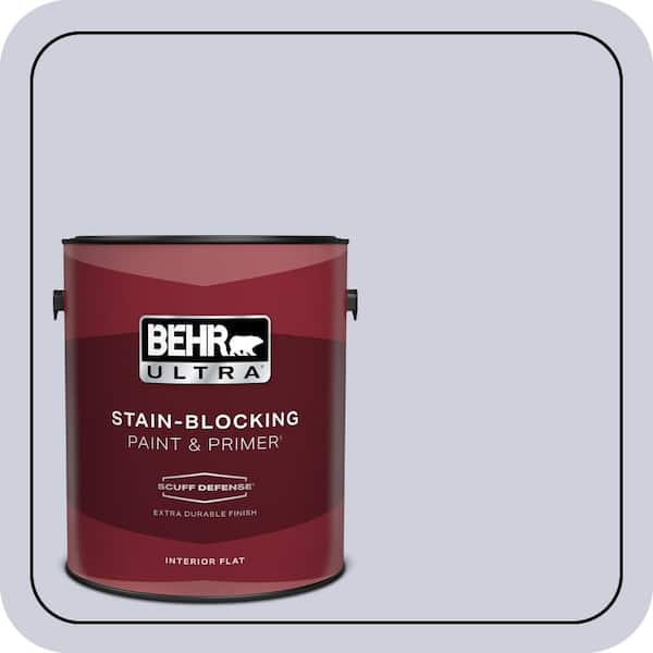 BEHR ULTRA 1 gal. #640E-3 Simplicity Extra Durable Flat Interior Paint & Primer (2)