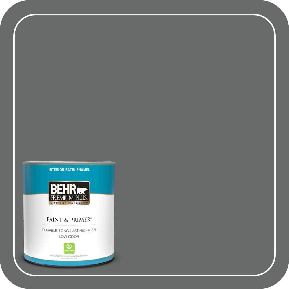 BEHR PREMIUM PLUS #BXC-63 Molten Lead Enamel Low Odor & Primer