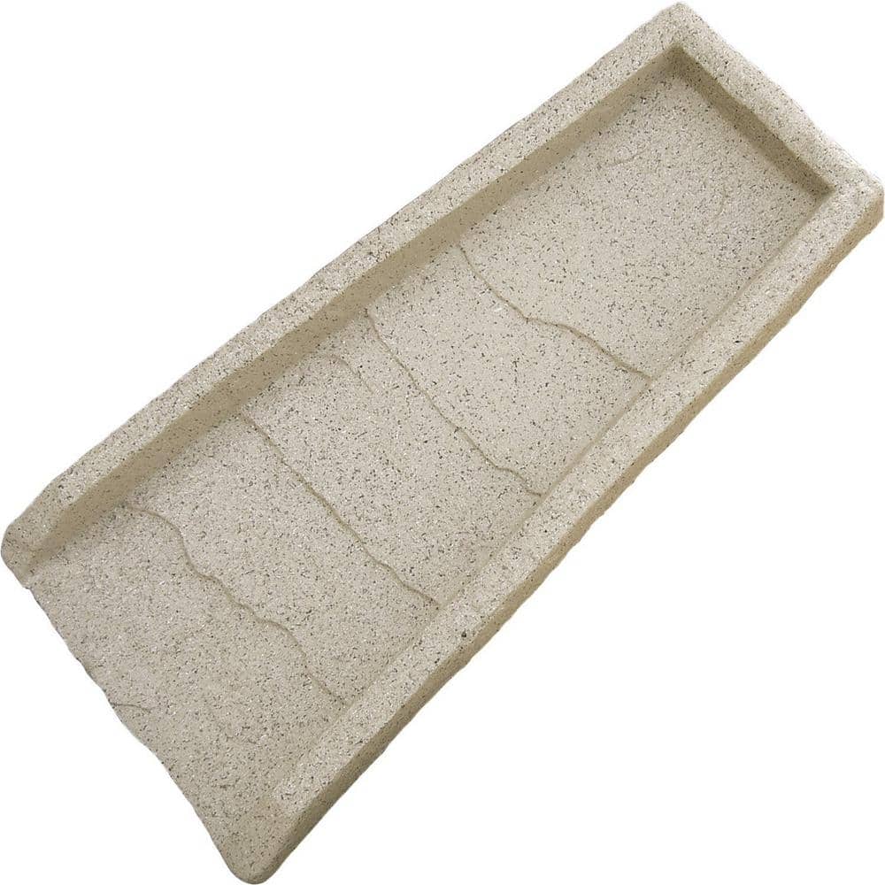 Emsco 24 in. Sandstone Natural Stone Textured Decorative Downspout Rain Splash Block