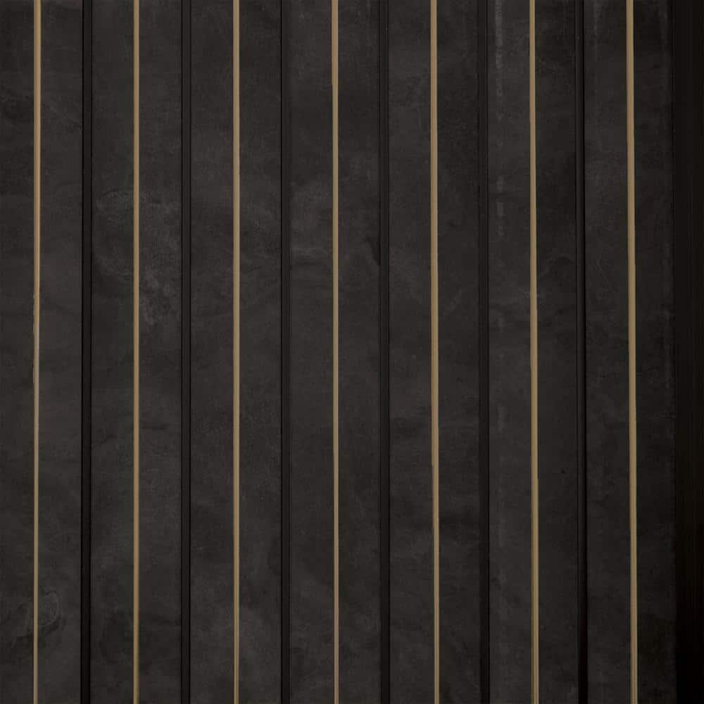 FROM PLAIN TO BEAUTIFUL IN HOURS Take Home Sample - Gilded Peaks 1/2 in. x 0.25 ft. x 0.75 ft. Slate Brown Glue-Up Foam Wood Wall Panel (1-Piece/Pack) (3)