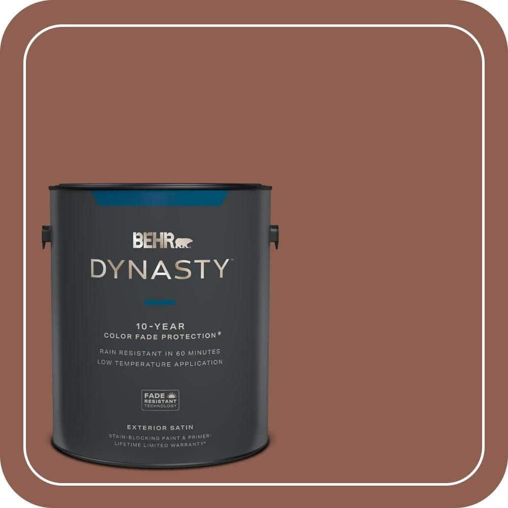 BEHR DYNASTY 1 gal. #MQ1-61 Upper Eastside Satin Enamel Exterior Stain-Blocking Paint & Primer