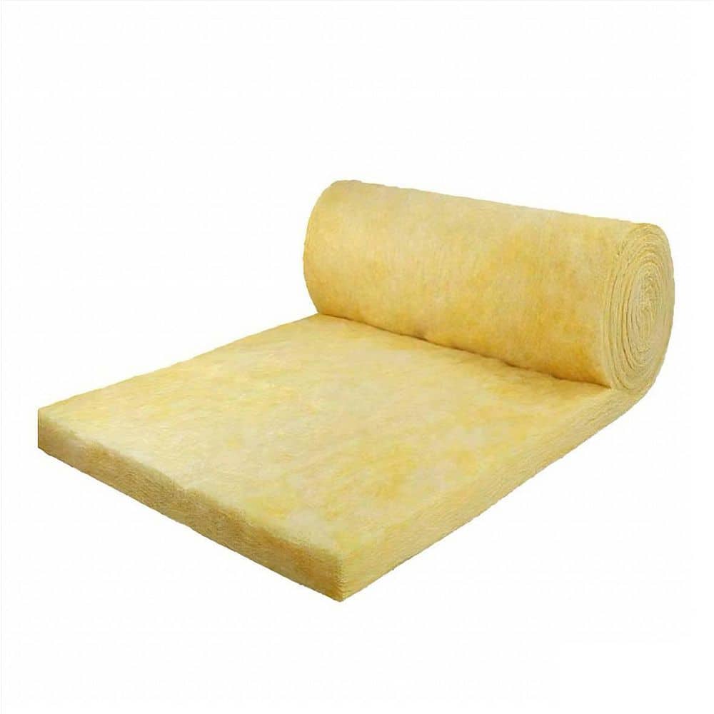 Unbranded 23 in. x 25 ft. x 9.49 in. Unfaced Fiberglass Insulation Roll Radiant Barrier For Outdoor/Indoor Freezing Weather