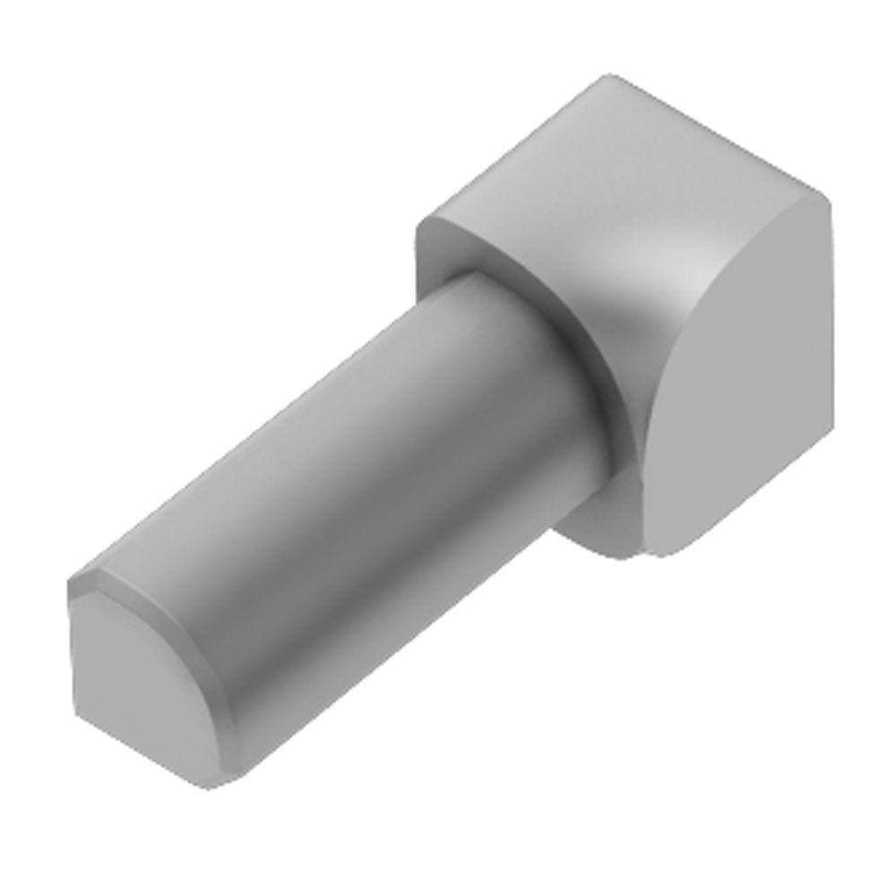 Schluter Rondec Satin Anodized Aluminum 5/16 in. x 1 in. Metal 90 Degree Inside Corner