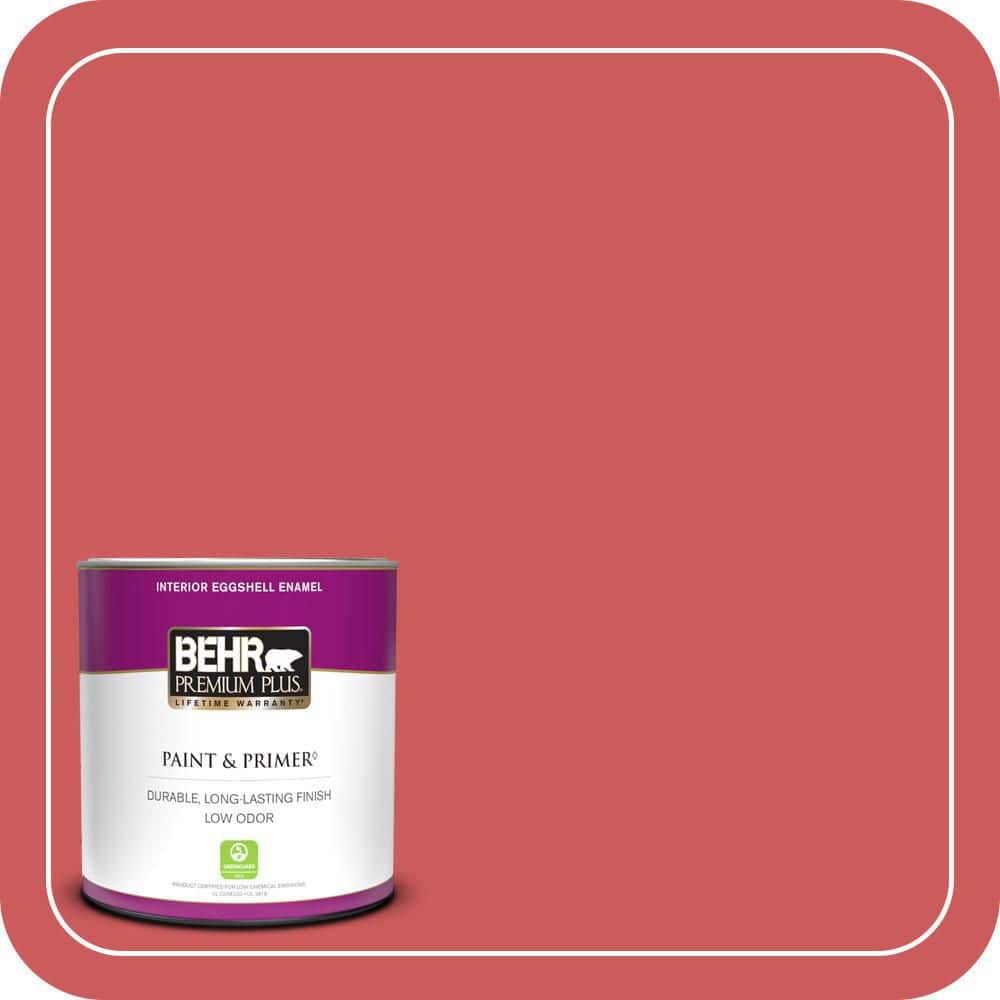BEHR PREMIUM PLUS 1 qt. #P160-5 Pinkadelic Eggshell Enamel Low Odor Interior Paint & Primer