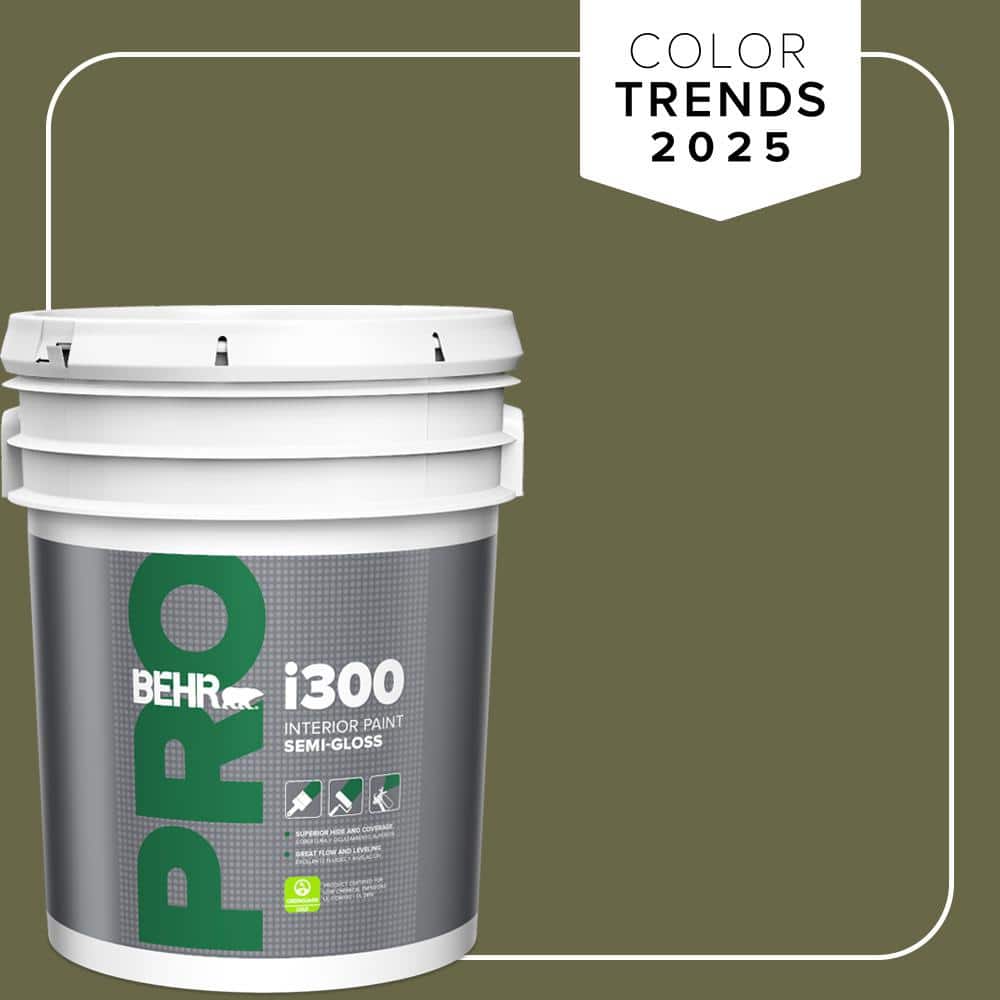 BEHR PRO 5 gal. #PPU9-24 Amazon Jungle Semi-Gloss Interior Paint