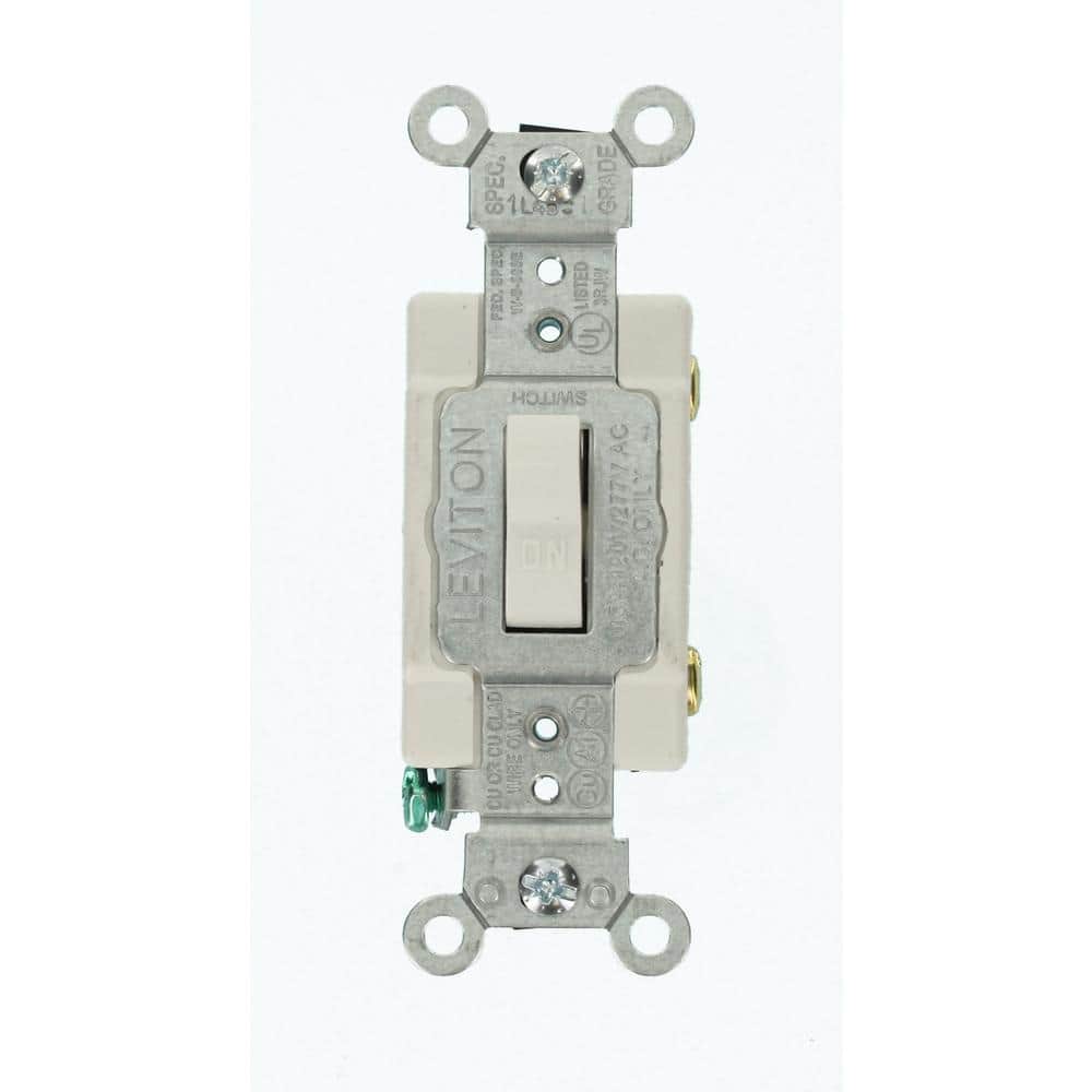 Leviton Commercial Grade Single Pole Toggle Switch, CS115-2 (1)