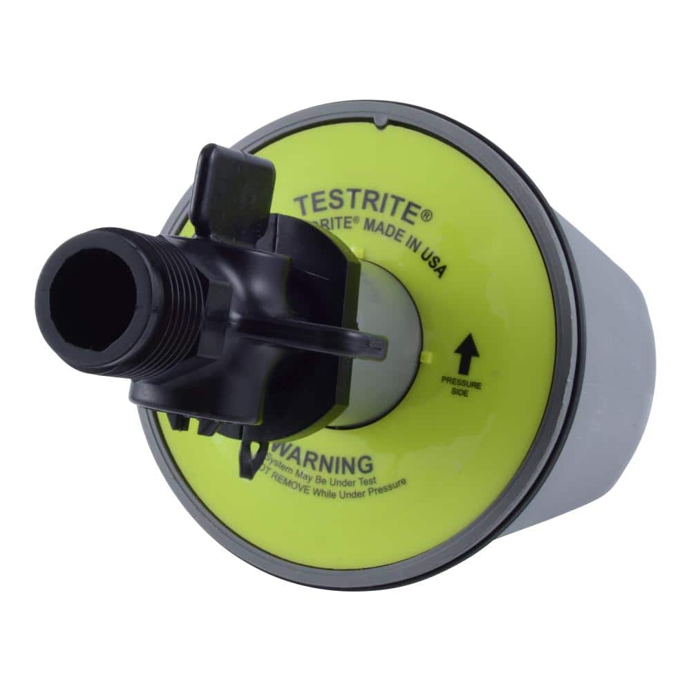 HOLDRITE Testrite 3 in. PVC Schedule 40 Test Plug with Valve Fitting (2)