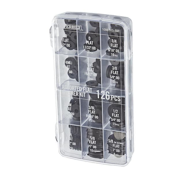 Everbilt Flat Rubber Washer Pro Assortment Kit (126-Pieces) (2)