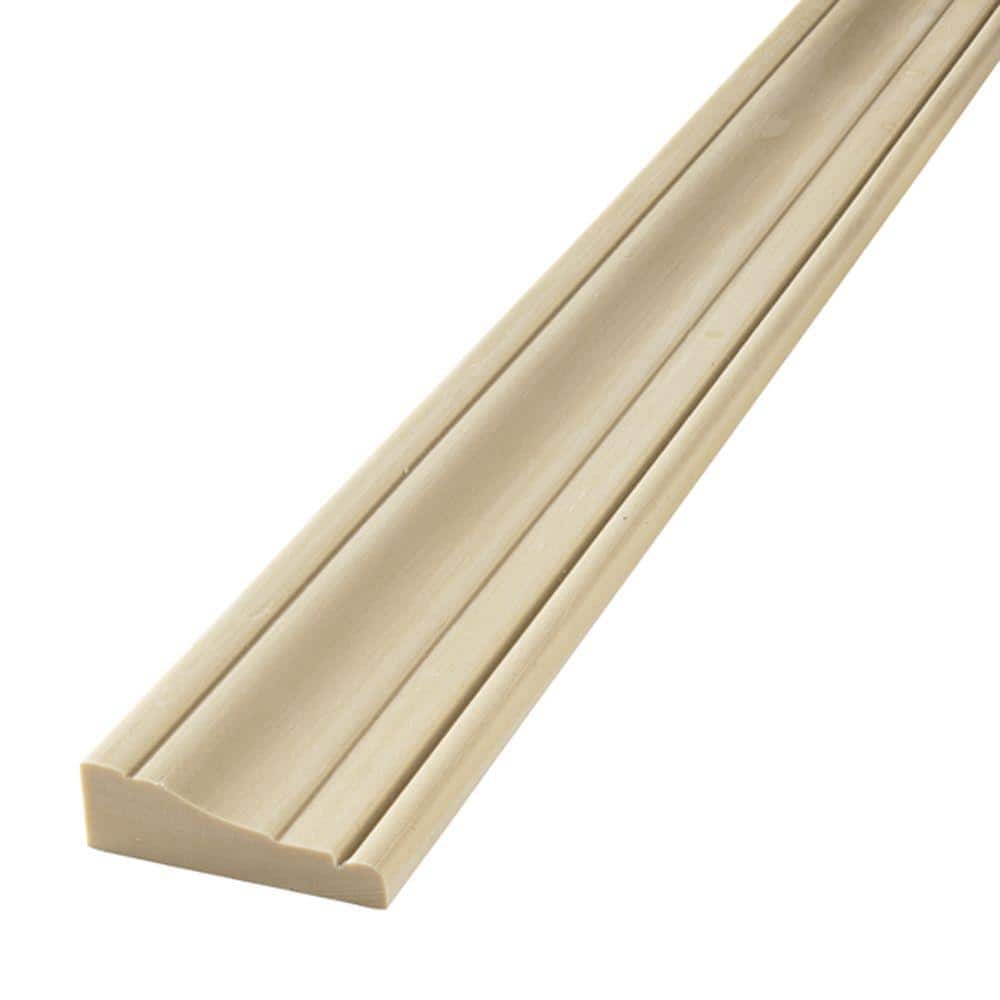 Flex Trim HD 376 5/8 in. x 2-1/4 in. x 96 in. Polyurethane 4/0 Flexible Half-Round Casing
