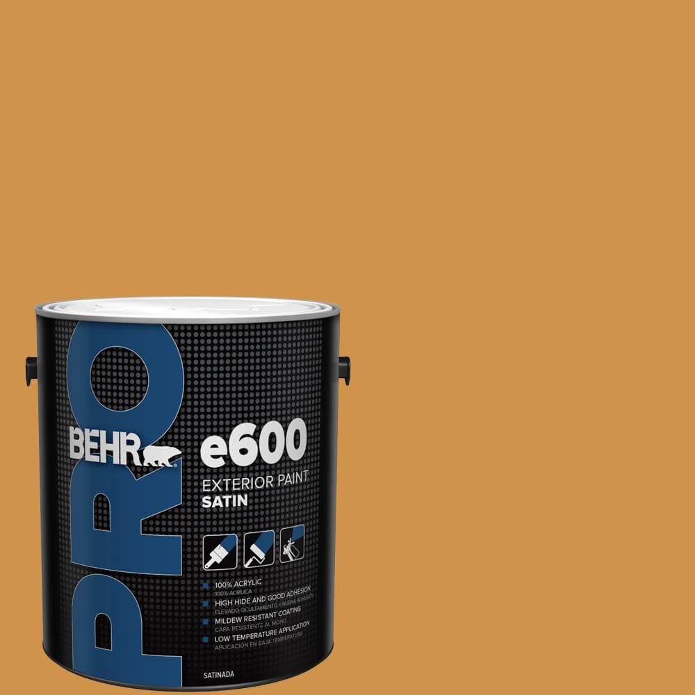 BEHR PRO 1 gal. #M260-6 Sweet Mustard Satin Exterior Paint