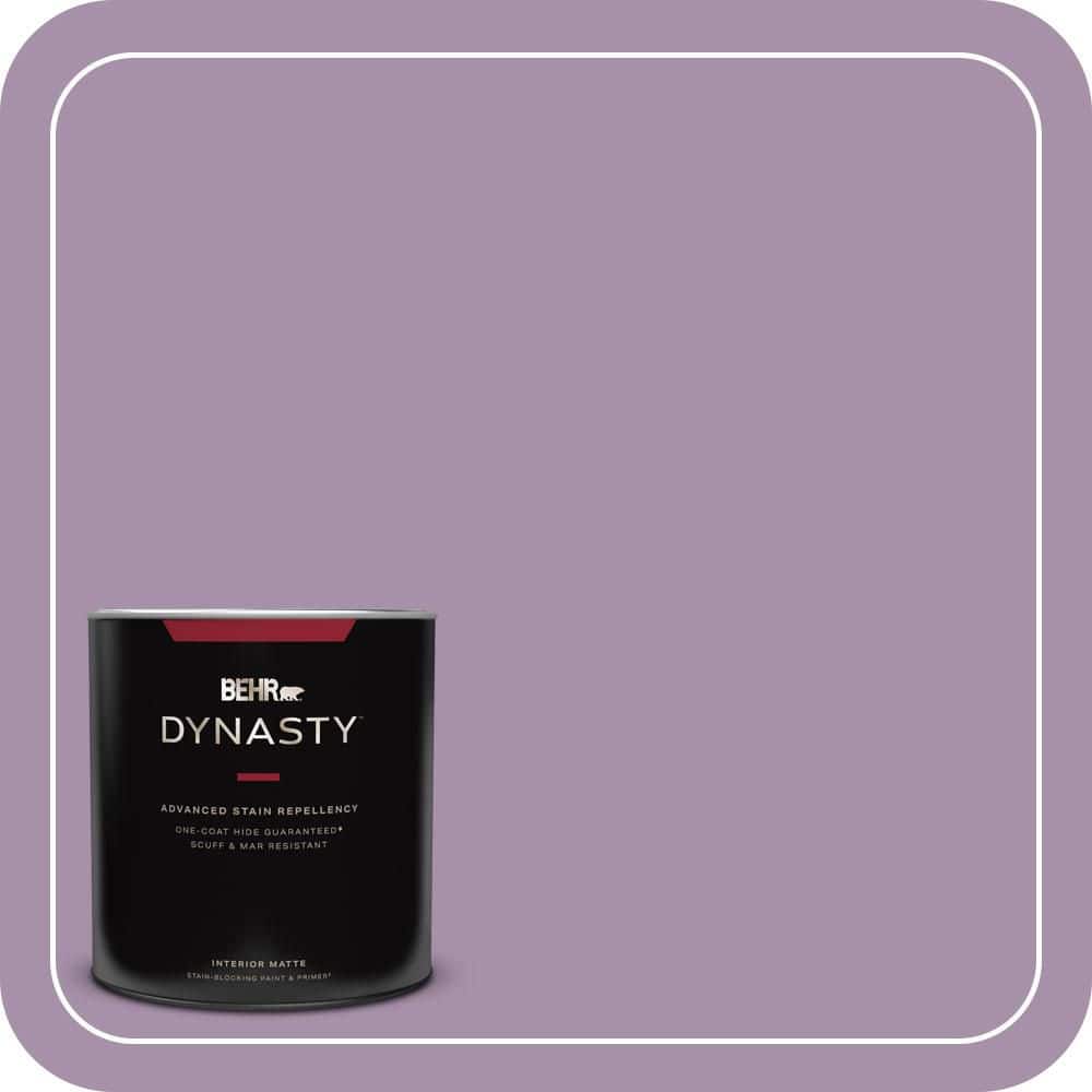 BEHR DYNASTY 1 qt. #MQ5-33 Uptown Girl One-Coat Hide Matte Interior Stain-Blocking Paint and Primer