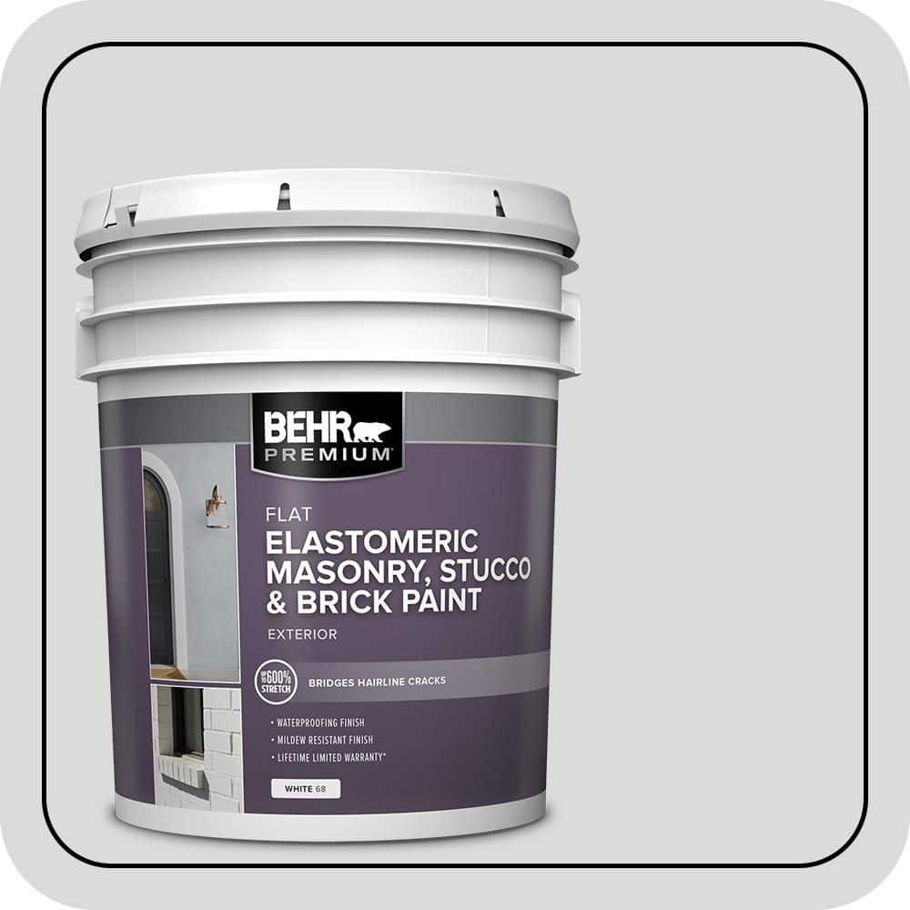 BEHR PREMIUM 5 gal. #790E-1 Subtle Touch Elastomeric Masonry, Stucco and Brick Exterior Paint (1)