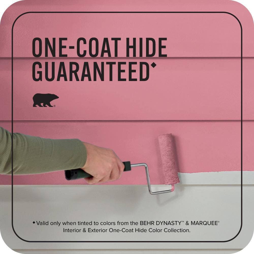 BEHR MARQUEE 1 gal. #P140-4 I Pink I Can Flat Exterior Paint & Primer (3)