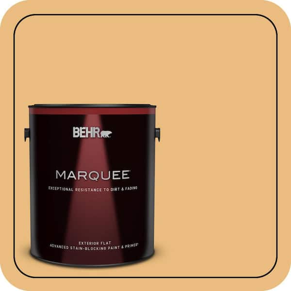 BEHR PREMIUM PLUS #310D-4 Gold Buff Enamel Interior/Exterior Paint & Primer Color Sample (2)