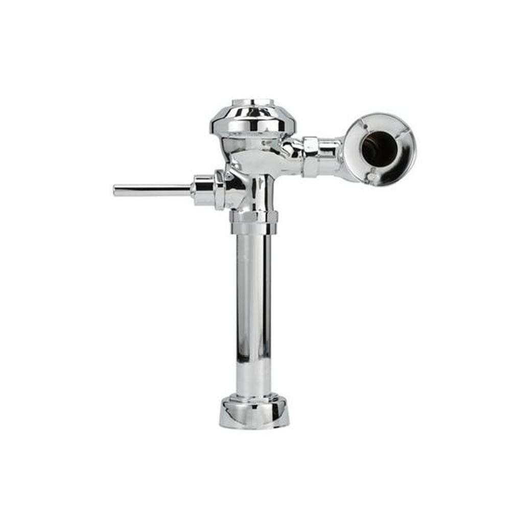 Zurn Aquaflush Exposed Manual Diaphragm Flush Valve with 1.28 gpf, Sweat Solder Kit, and Cast Wall Flange (2)