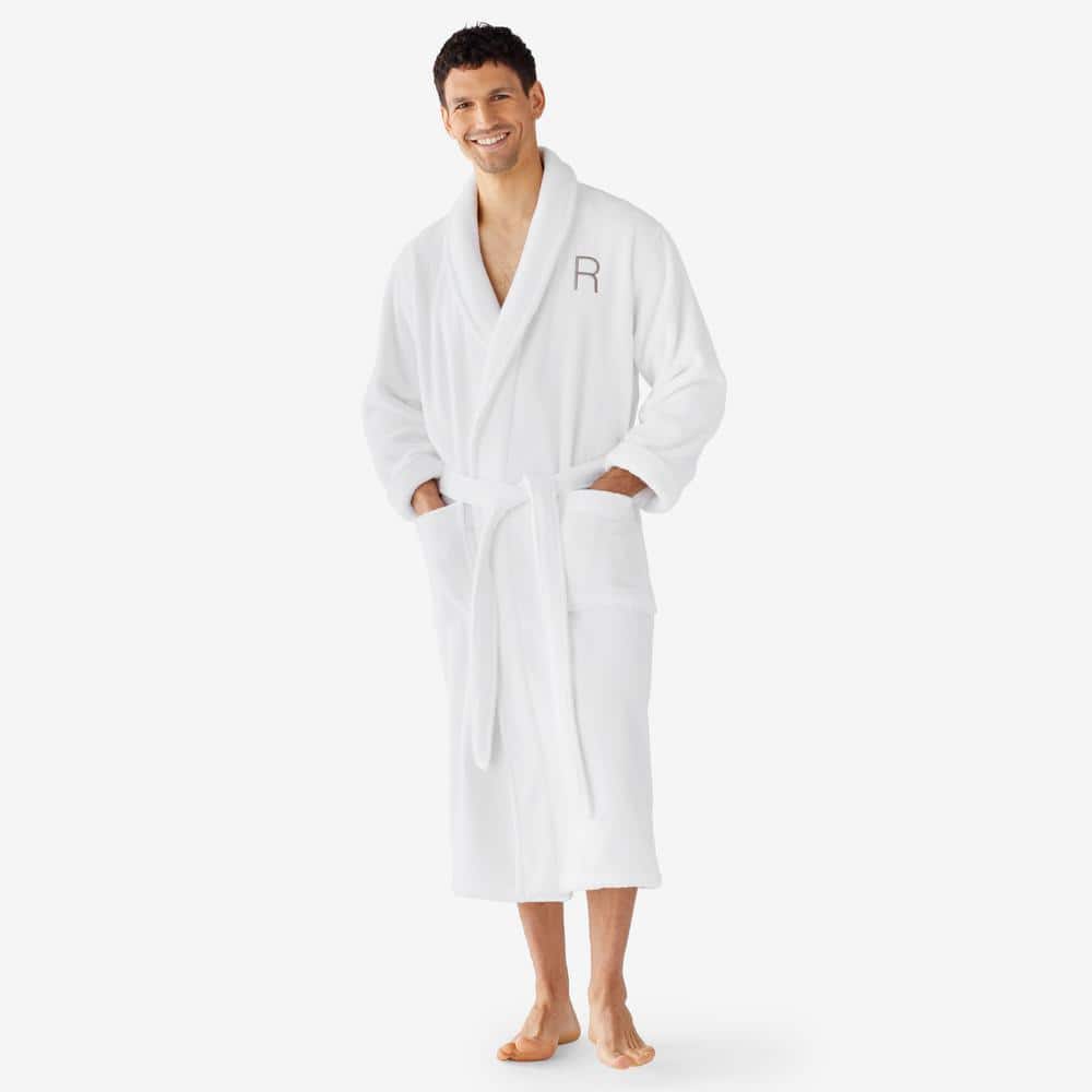 The Company Store Company Cotton Men's Medium White Robe