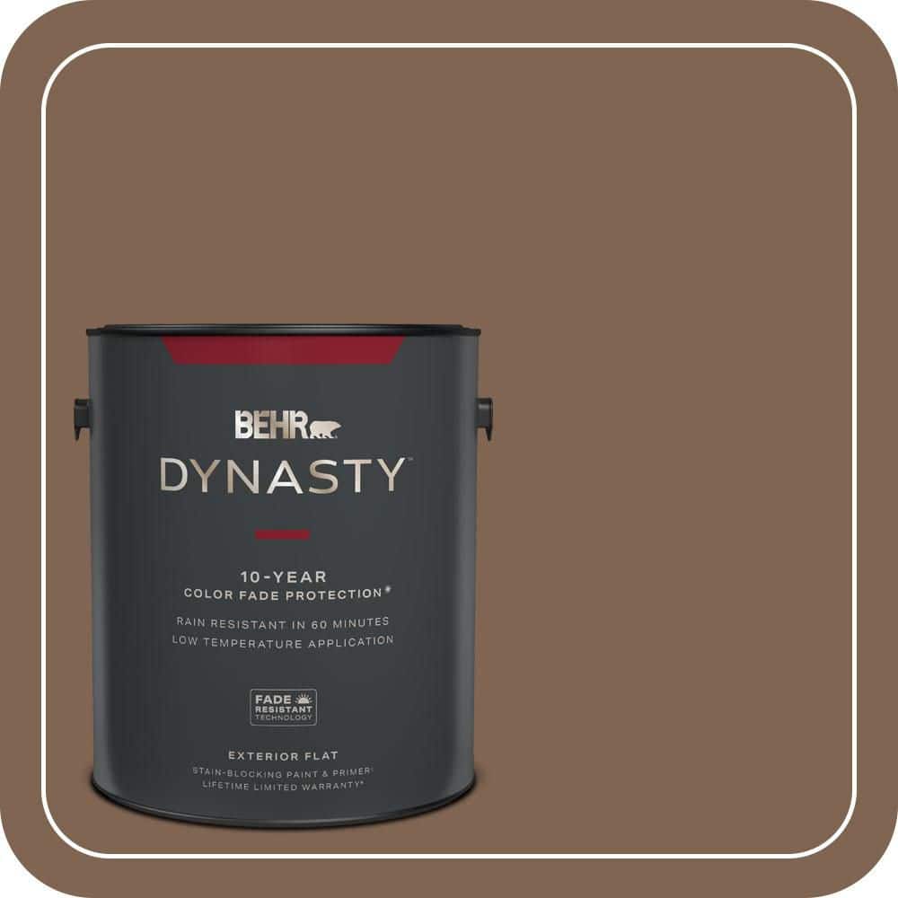 BEHR DYNASTY 1 gal. #N240-7 Joshua Tree Flat Exterior Stain-Blocking Paint & Primer