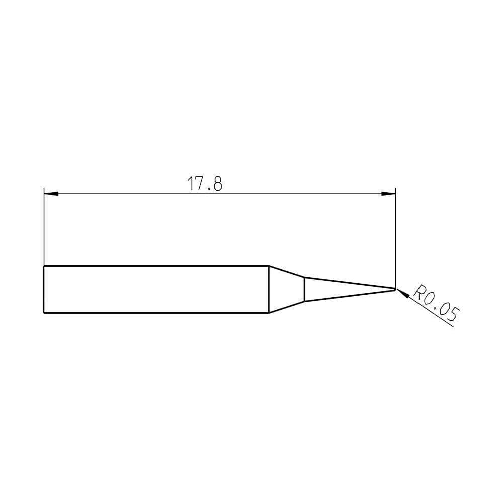 Weller RT Pico Active Soldering Tip Conical 0.1mm (2)