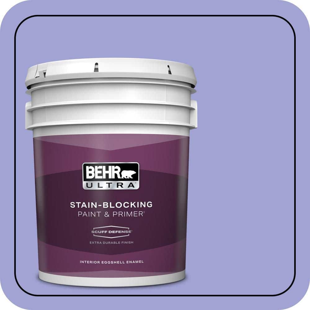 BEHR ULTRA 5 gal. #P550-4 Water Hyacinth Extra Durable Eggshell Enamel Interior Paint & Primer