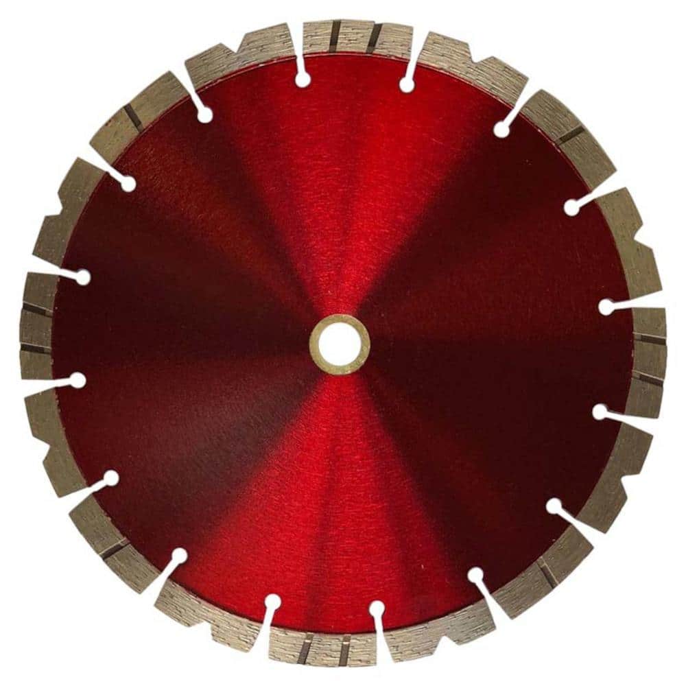 EDiamondTools 9 in. Hard/Reinforced Concrete, Segmented Rim, Premium General Purpose Diamond Saw Blades, 7/8 in. 5/8 in. Arbor (1)