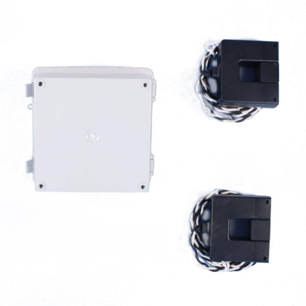 Leviton 200 Amp Mini Meter Kit with 2 Split CTs and Outdoor Enclosure, White MO240-2W (3)